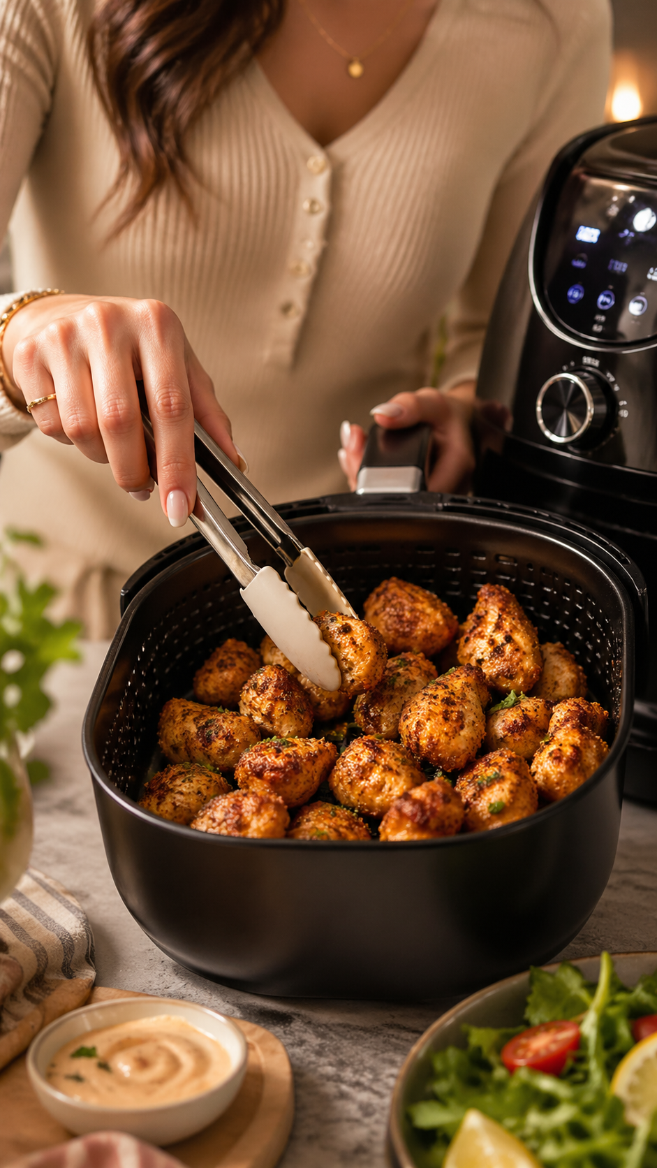Air Fryer Chicken Bites (Easy 15-Minute Dinner)