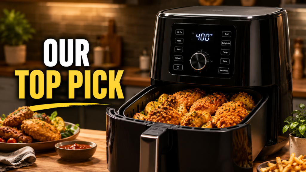 Top recommended air fryer for beginners.