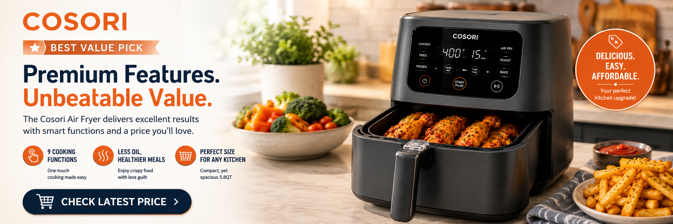 Cosori Air Fryer best value pick